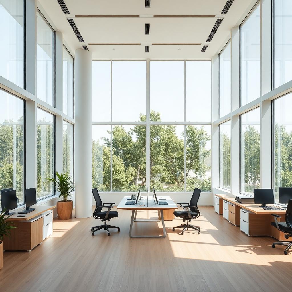 A light-filled sustainable workspace